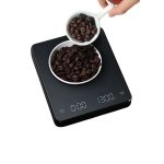 Precision Kitchen Scale – 3 kg / 0.1 g Touch Button Coffee & Food Scale USB‑Rechargeable
