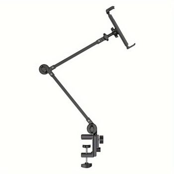 Adjustable Dual-Arm Tablet Stand – Flexible Gooseneck Mount for iPad, Samsung Tab, Kindle & More (4.5"–13")