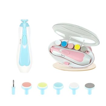 Electric Baby Nail Grinder – Gentle & Safe Manicure Set for Babies & Kids
